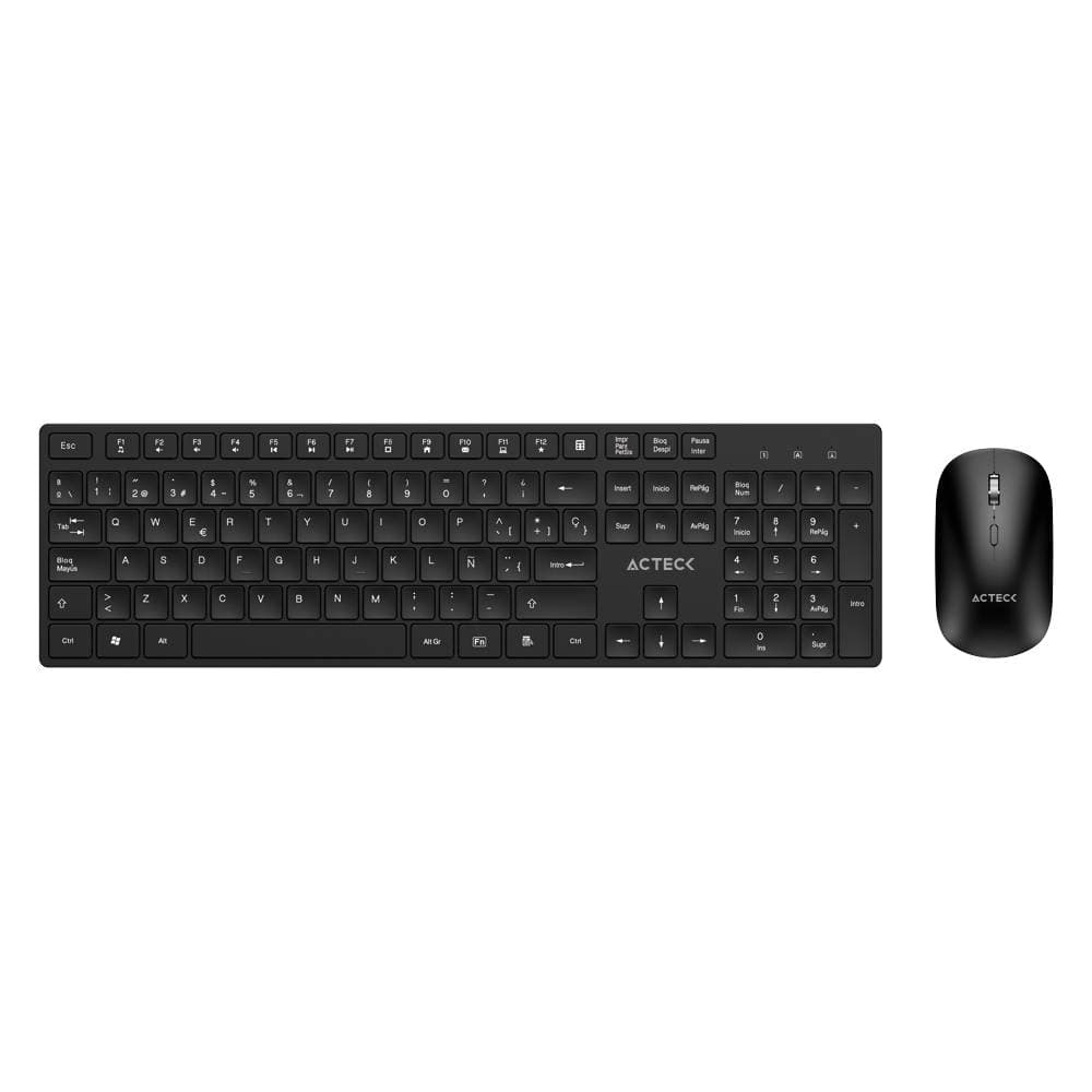 ACTECK Kit Teclado y Mouse Acteck CREATOR VANTAGE AERO MK555 Teclado y Mouse Inalámbrico