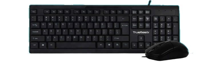ACTECK Kit Teclado Estándar y Mouse ACTECK AC-928984 , Estándar, 105 teclas, Negro