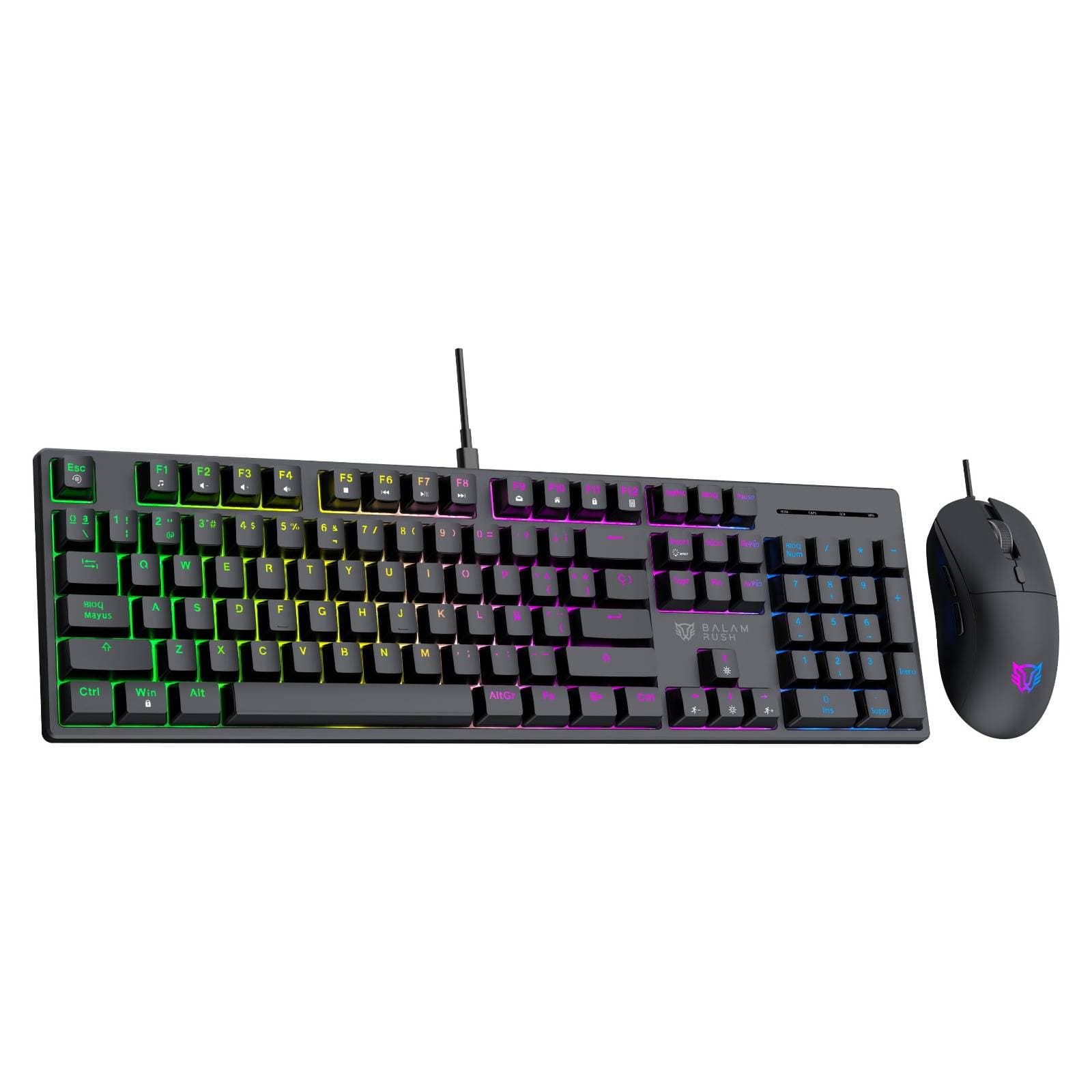 Balam Rush Combo Gamer Alámbrico Fusion Vanguard 100% CKG690