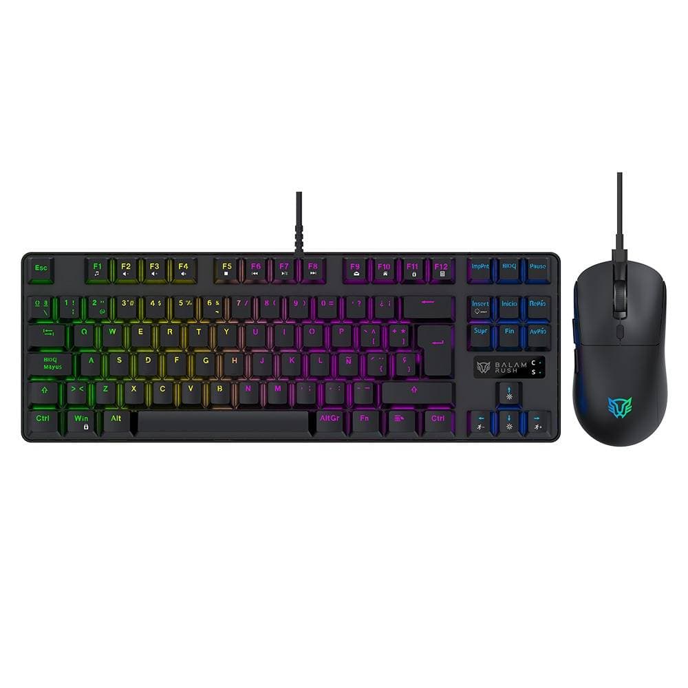 Balam Rush Combo Gamer Alámbrico Fusion Vanguard TKL CKG680