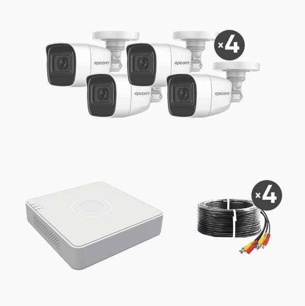 HIKVISION (MICRÓFONO Integrado) Kit TurboHD 1080p Lite
