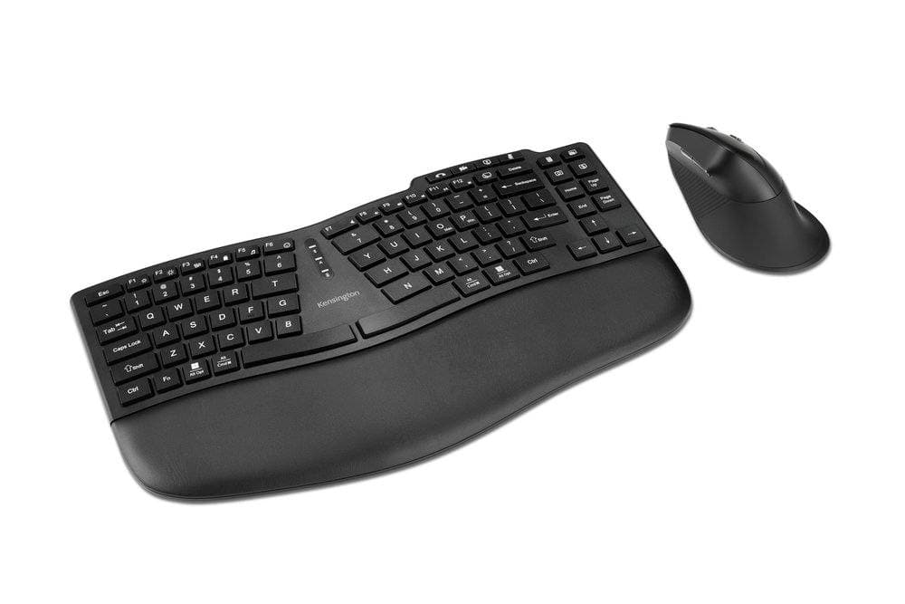 KENSINGTON Kit teclado y mouse de escritorio inalámbrico Pro Fit® Ergo KM675 EQ K75492ES KENSINGTON