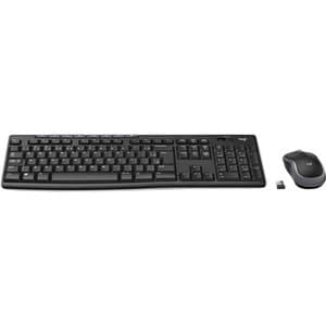 LOGITECH Kit de Teclado y Mouse LOGITECH MK270, Estándar, Negro, 10 m