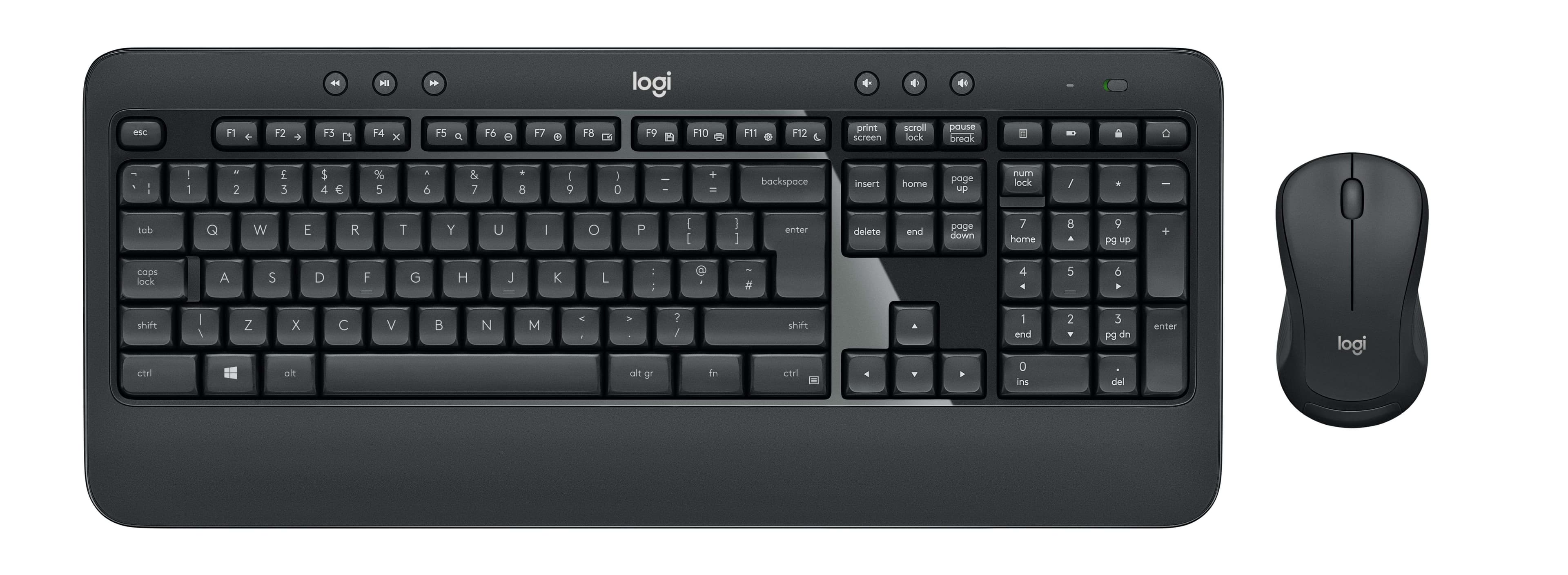LOGITECH Kit de Teclado y Mouse LOGITECH MK540 ADVANCED, Estándar, Negro