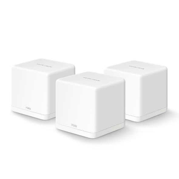 MERCUSYS SIST. WIFI EN MALLA PARA TODO EL HOGAR AC1300 HALO H30G(3-PACK) CON DOBLE BANDA Y CONTROL POR APLICACIÓN