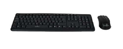 PERFECT CHOICE Kit Alámbrico USB Teclado y Mouse Antiderrames Color Negro | PERFECT CHOICE