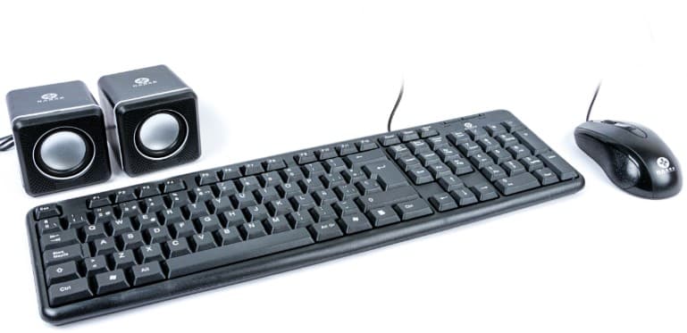 Naceb Technology Kit de Teclado y Mouse Naceb Technology, Negro