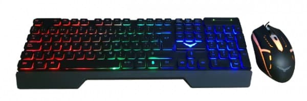Naceb Technology Kit Teclado y Mouse Gamer Naceb Fallen (NA-0951), Retroiluminado, Teclado y Mouse