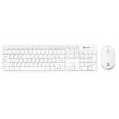 BROBOTIX KIT DE TECLADO Y MOUSE INALÁMBRICO, BLUETOOTH Y RADIOFRECUENCIA, MULTIMEDIA, 2.4MHZ, ALCANCE 10M, BATERIA RECARGABLE, COMPATIBLE CON WIN, IOS Y LINUX