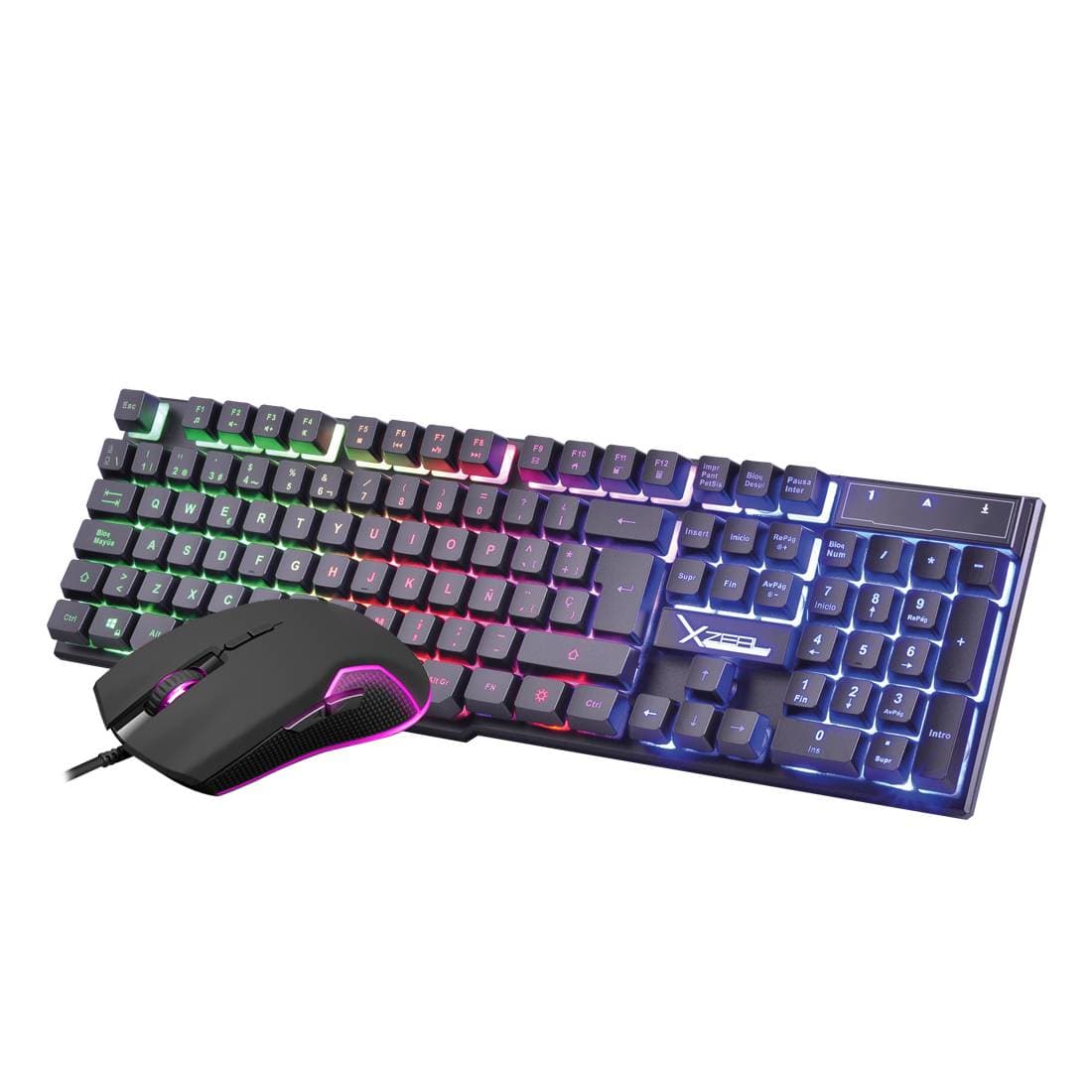 Xzeal Kit TECLADO Y MOUSE GAMER XST201. XSKTALRW1B
