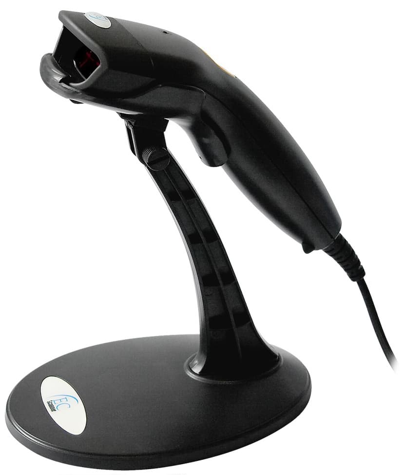 EC-LINE Lector de Código de Barras EC LINE EC-LS9620-USB, 1D, Laser, 2,5 mm, 100 lecturas/s, Alámbrico