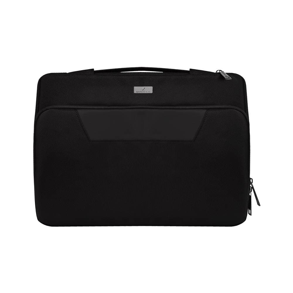 PERFECT CHOICE Portafolio para Laptop 15.6 Pulgadas con Interior Suave Silhouette Color Negro | PERFECT CHOICE