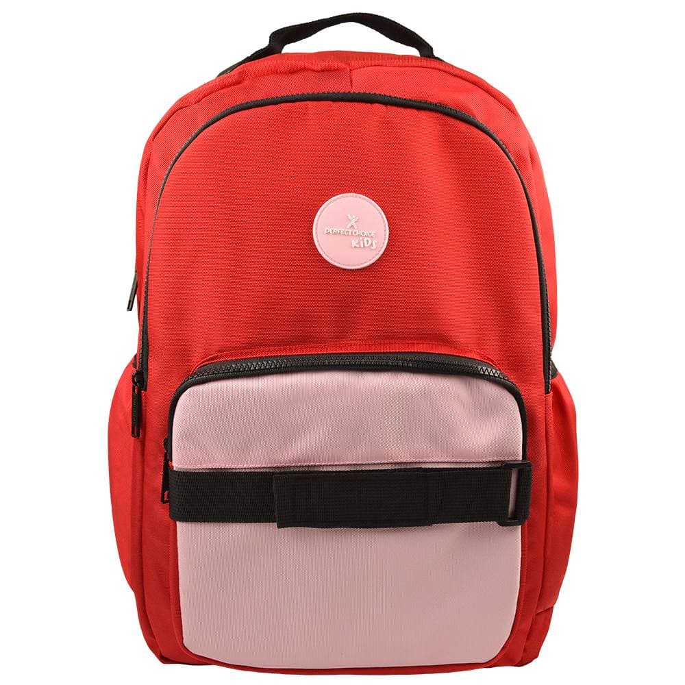 PERFECT CHOICE PC-085225 Mochila Escolar Para Niños Múltiples Compartimentos modelo Loopy Color Rojo | PERFECT CHOICE