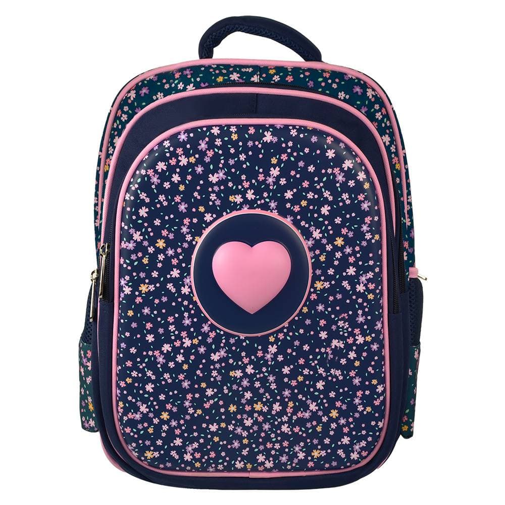 PERFECT CHOICE PC-085294 Mochila Escolar Para Niños Múltiples Compartimentos modelo Kiddo Corazon | PERFECT CHOICE