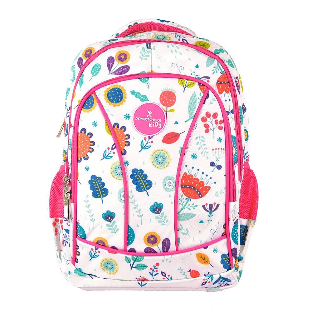 PERFECT CHOICE PC-085317 Mochila Escolar Infantil Múltiples Compartimentos Modeo Brooklyn Flores | PERFECT CHOICE