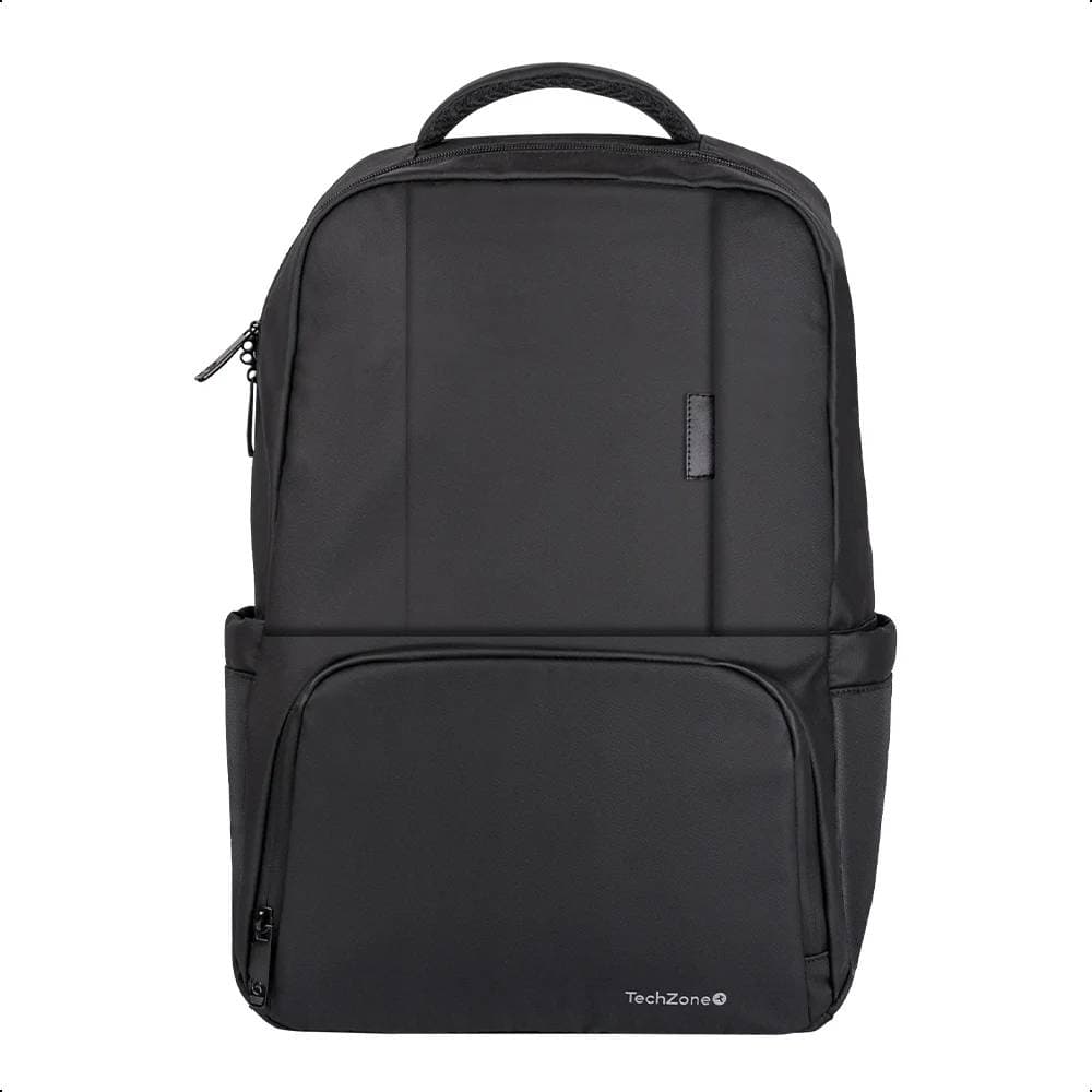 TECHZONE Backpack WANTED TZLBP05 TECHZONE de 16 Pulgadas color negro, múltiples compartimientos, garantía limitada de por vida