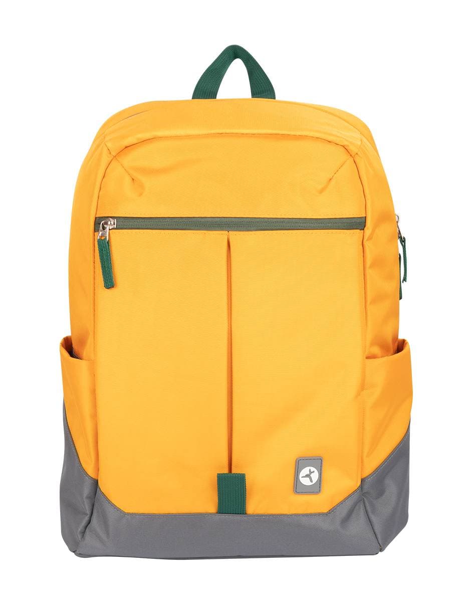 TECHZONE Backpack RAINBOW TZLBP26-G TECHZONE COLORS, 100% Poliéster, Color Amarillo, GARANTIA LIMITADA DE POR VIDA.