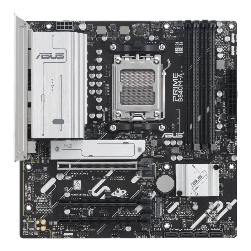 ASUS MB ASUS PRIME B840M-A AMD Socket AM5, Ryzen 9000 & 8000 & 7000 Series, Ethernet ASUS LANGuard , micro-ATX