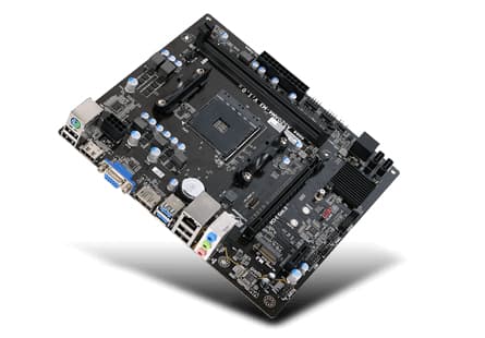 ECS MOTHERBOARD ECS A520AM4-M3D, Micro-ATX, Socket AM4, AMD A520, 64GB DDR4, HDMI/DP PARA AMD RYZEN 3 Y 5.