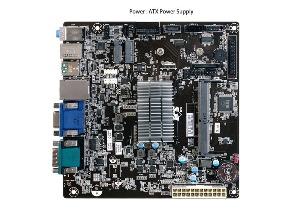 ECS TARJETA MADRE ECS ADLN-I-N100, Intel Alder Lake N SoC, Intel N100 Alder Lake, 1 x SO-DIMM DDR4 2400 hasta 16GB, 2xSATA 6GB/s, 1xHDMI,1xVGA,1xDP, Mini ITX