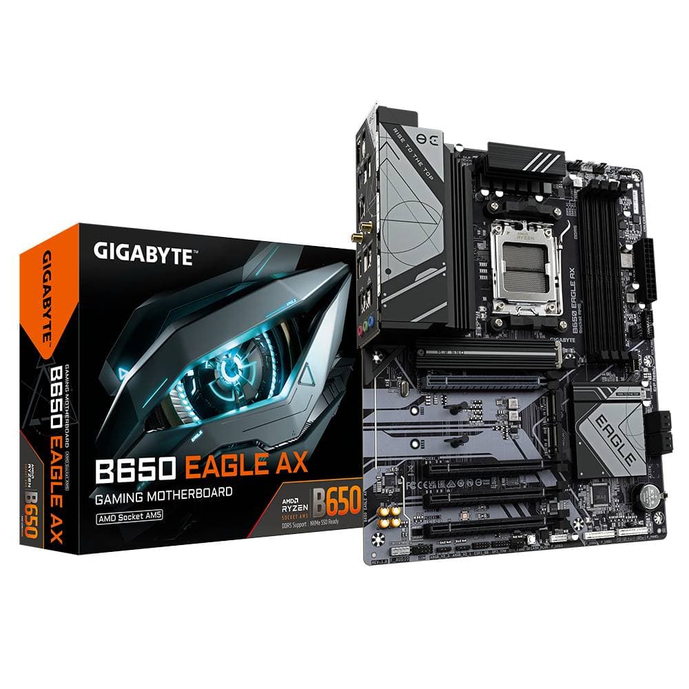 GIGABYTE Tarjeta Madre Gigabyte ATX B650 EAGLE AX, S-AM5, B650, 192GB DDR5 para AMD