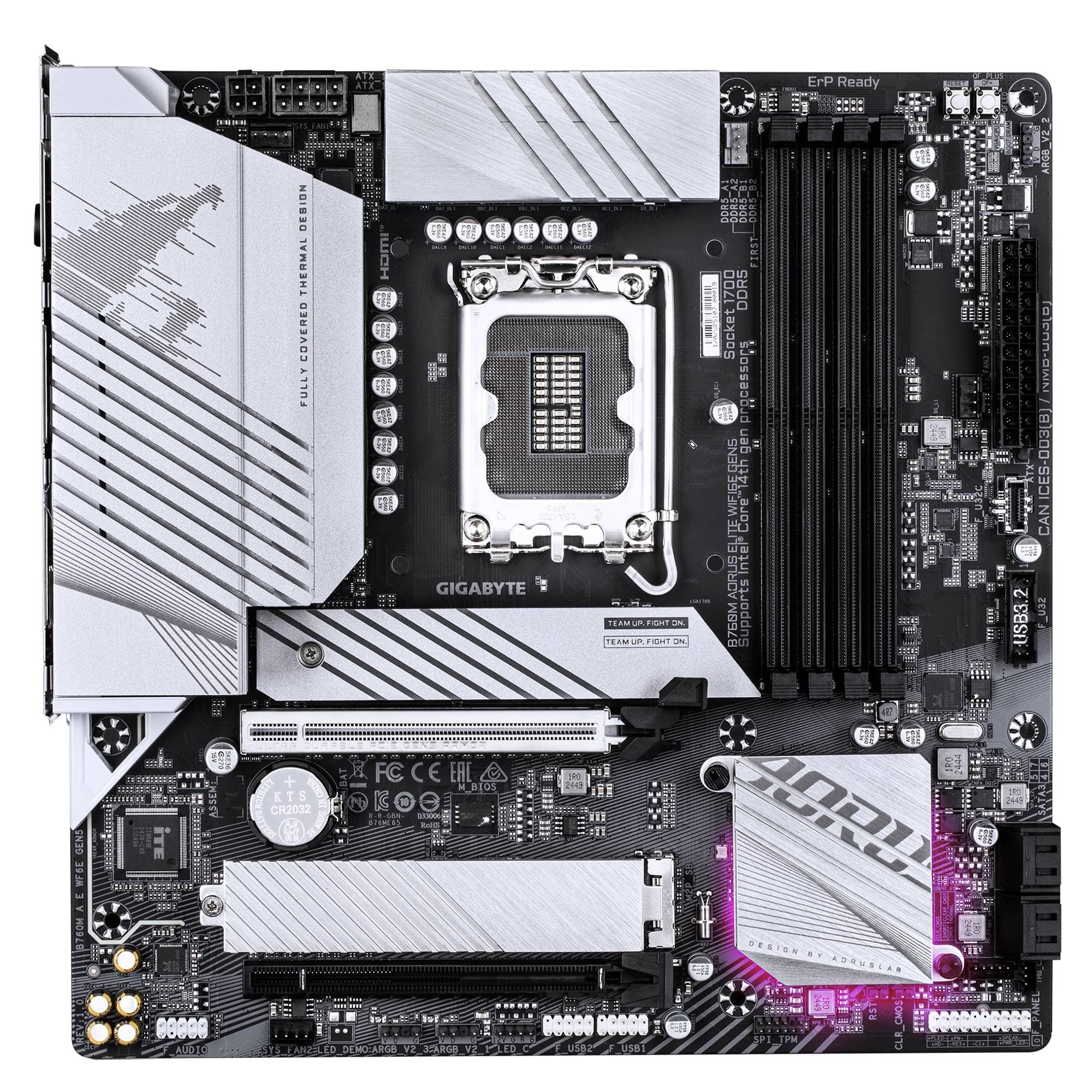 GIGABYTE Motherboard GIGABYTE B760M A ELITE GEN5 , DDR5-SDRAM, 256 GB, Intel, LGA1700