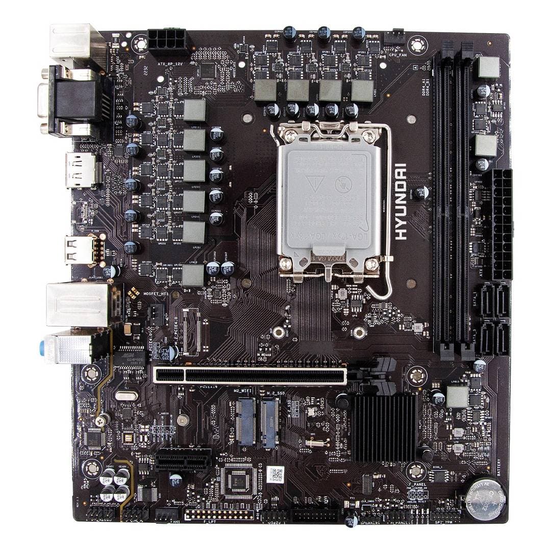 HYUNDAI Motherboards HYUNDAI HTH610A01, DDR4-SDRAM, 64 GB, Intel, LGA1700, Micro ATX