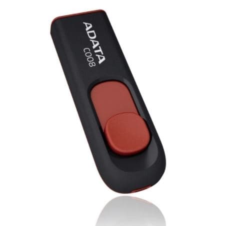 ADATA Memoria USB ADATA C008, Negro, 16 GB, USB 2.0
