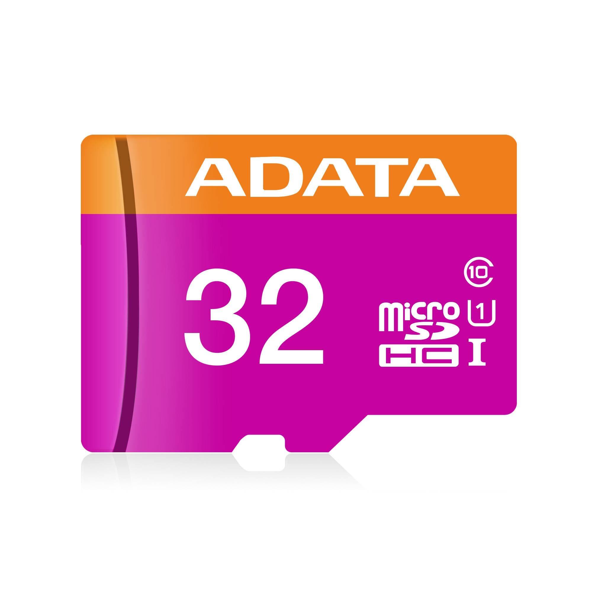 ADATA Memoria SD ADATA UHS-I U1 32GB Class 10, 32 GB, 30 MB/s, 10 MB/s, Negro,