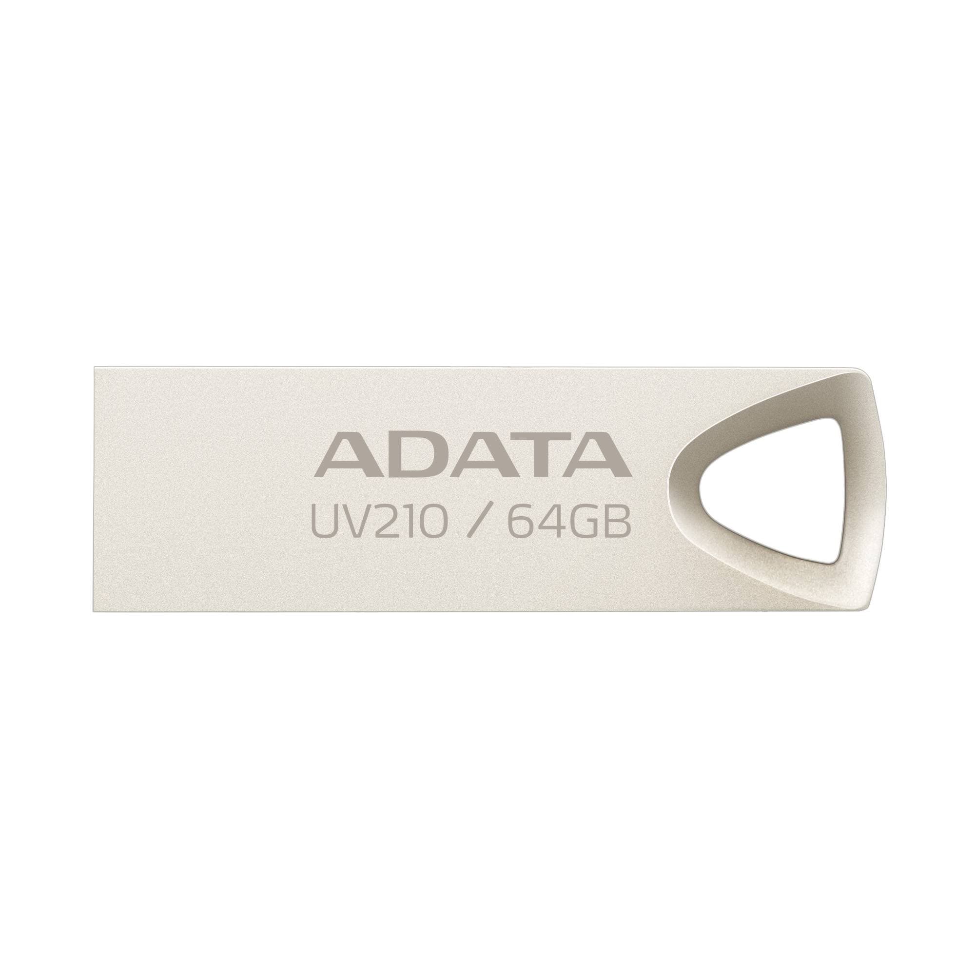 ADATA Memoria USB ADATA , Plata, 64 GB, USB 2.0