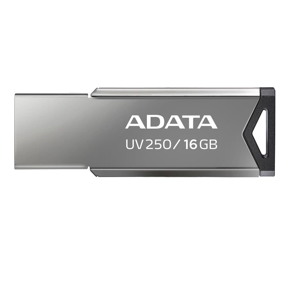 ADATA Memoria USB 2.0 ADATA AUV250-16G-RBK, Plata, 16 GB, USB tipo A