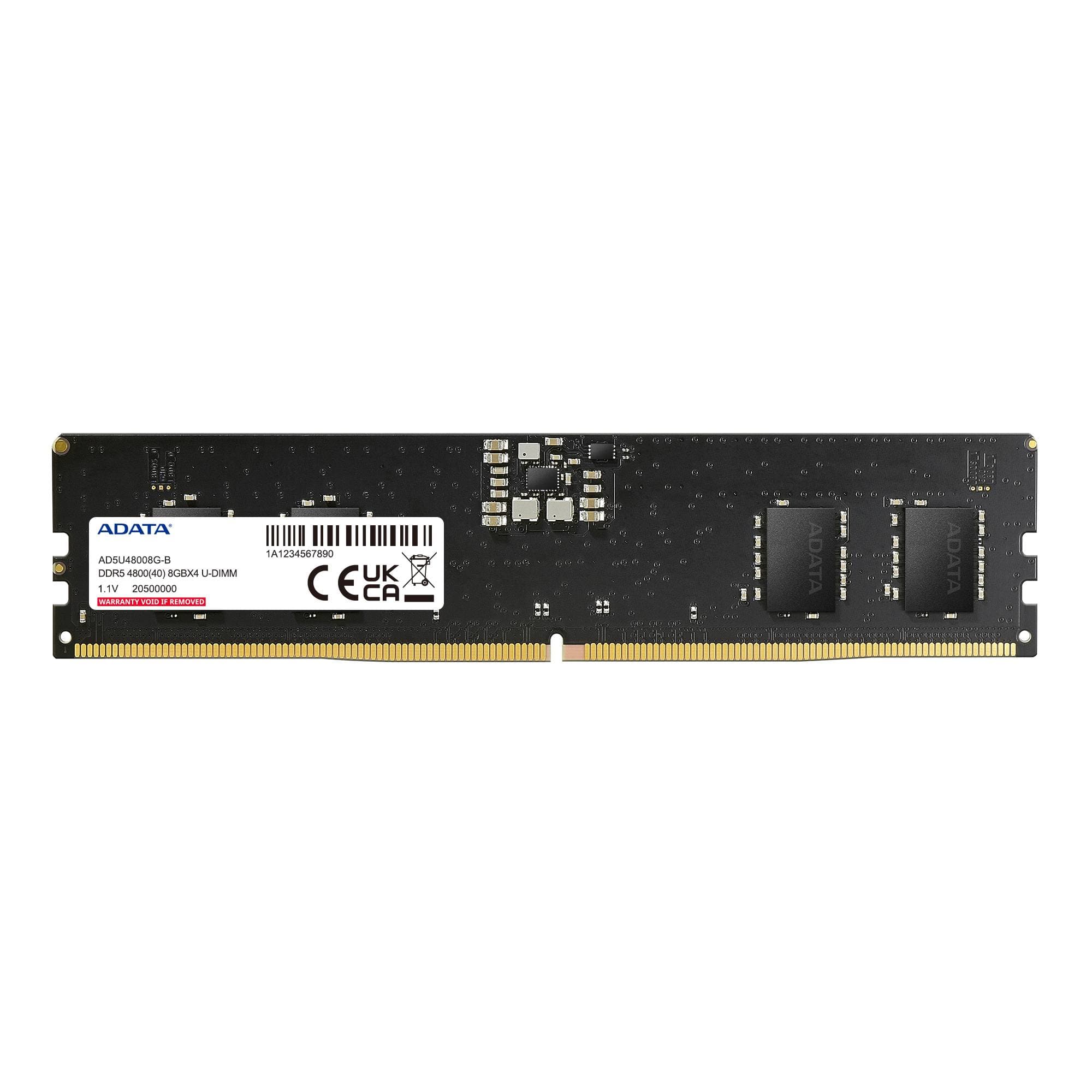 ADATA Memoria RAM ADATA AD5U48008G-S , 8 GB, DDR5, 4800MHz, UDIMM