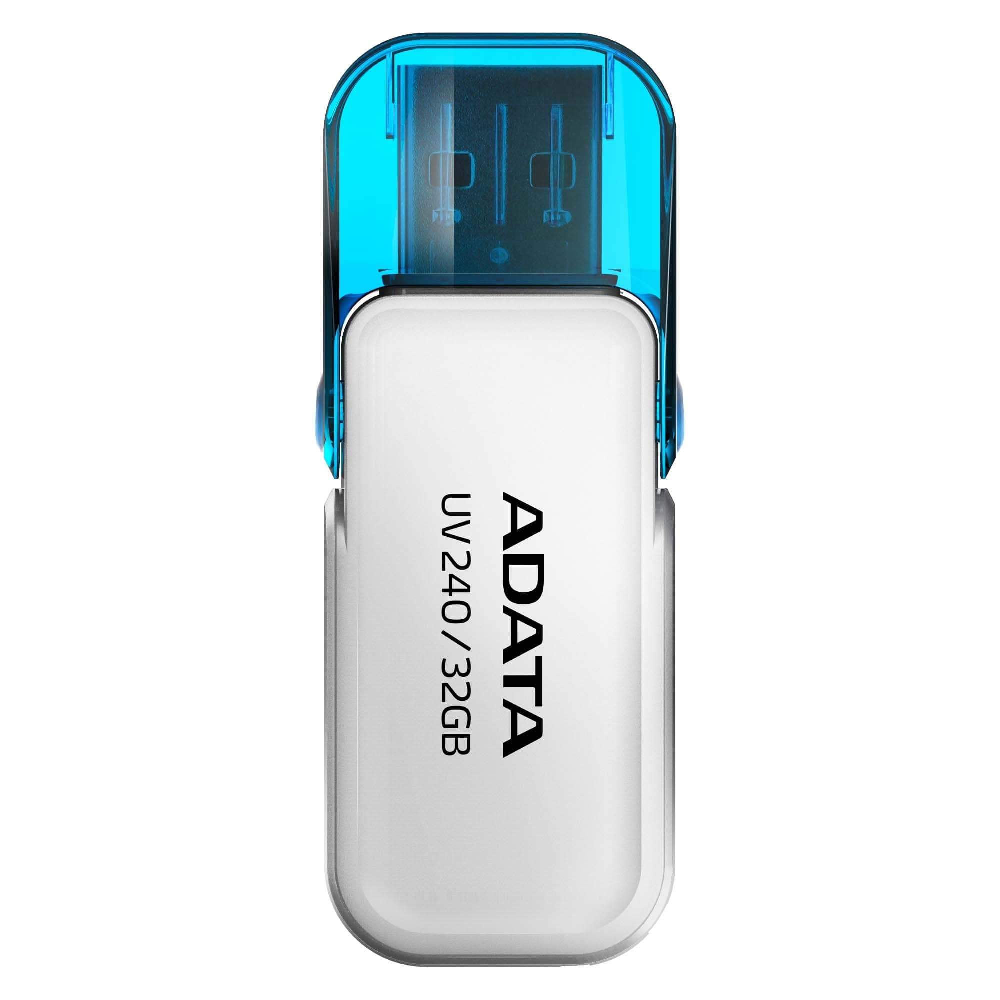 ADATA Memoria USB ADATA AUV240-32G-RWH, Blanco, 32 GB