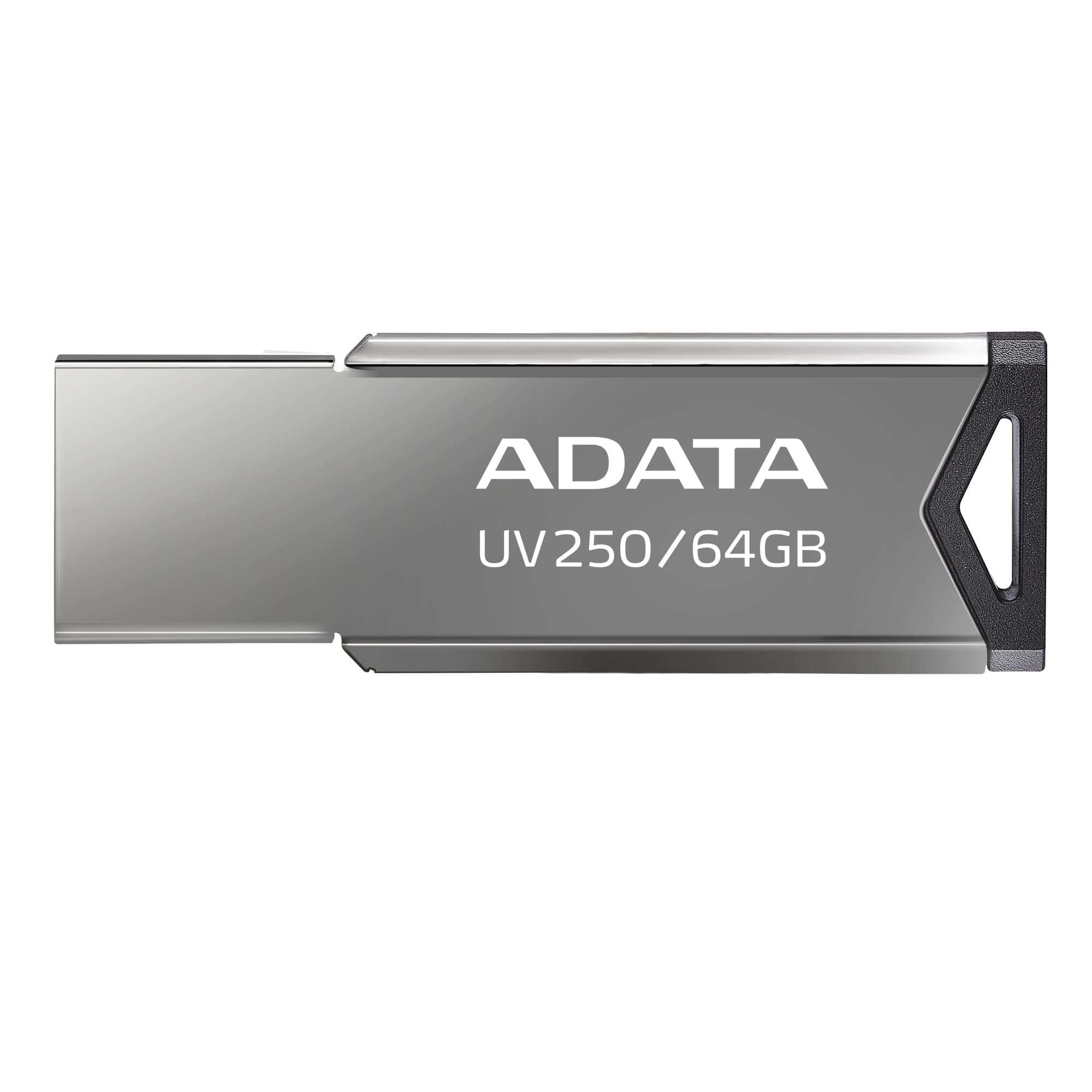 ADATA Memoria USB 2.0 64GB UV250, resistente al agua, polvo e impactos.
