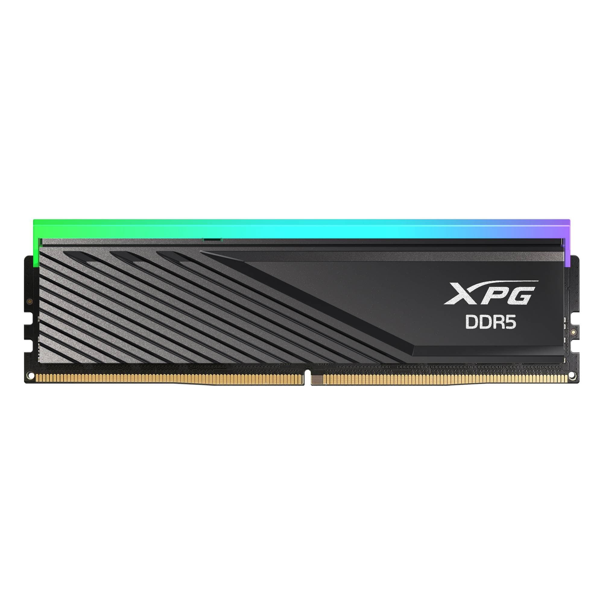 ADATA Memoria RAM ADATA XPG LANCER BLADE RGB, DDR5 16GB UDIMM 6000MHz, con Iluminación RGB. Disipador NEGRO. AX5U6000C4816G-SLABRBK