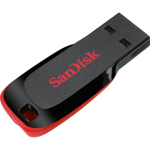 SANDISK Memoria USB SanDisk Cruzer Blade Z50, 16GB, USB 2.0, Negro.
