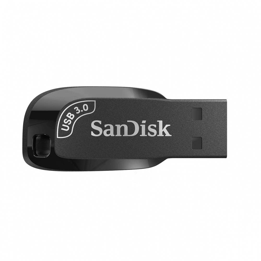 SANDISK Memoria USB SanDisk Ultra Shift, 64GB, USB-A 3.0, Lectura 100MB/s, Negro