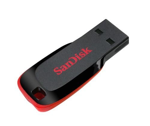 SANDISK Memoria USB SANDISK Unidad flash USB CRUZER BLADE, Negro, 64 GB, USB 2.0