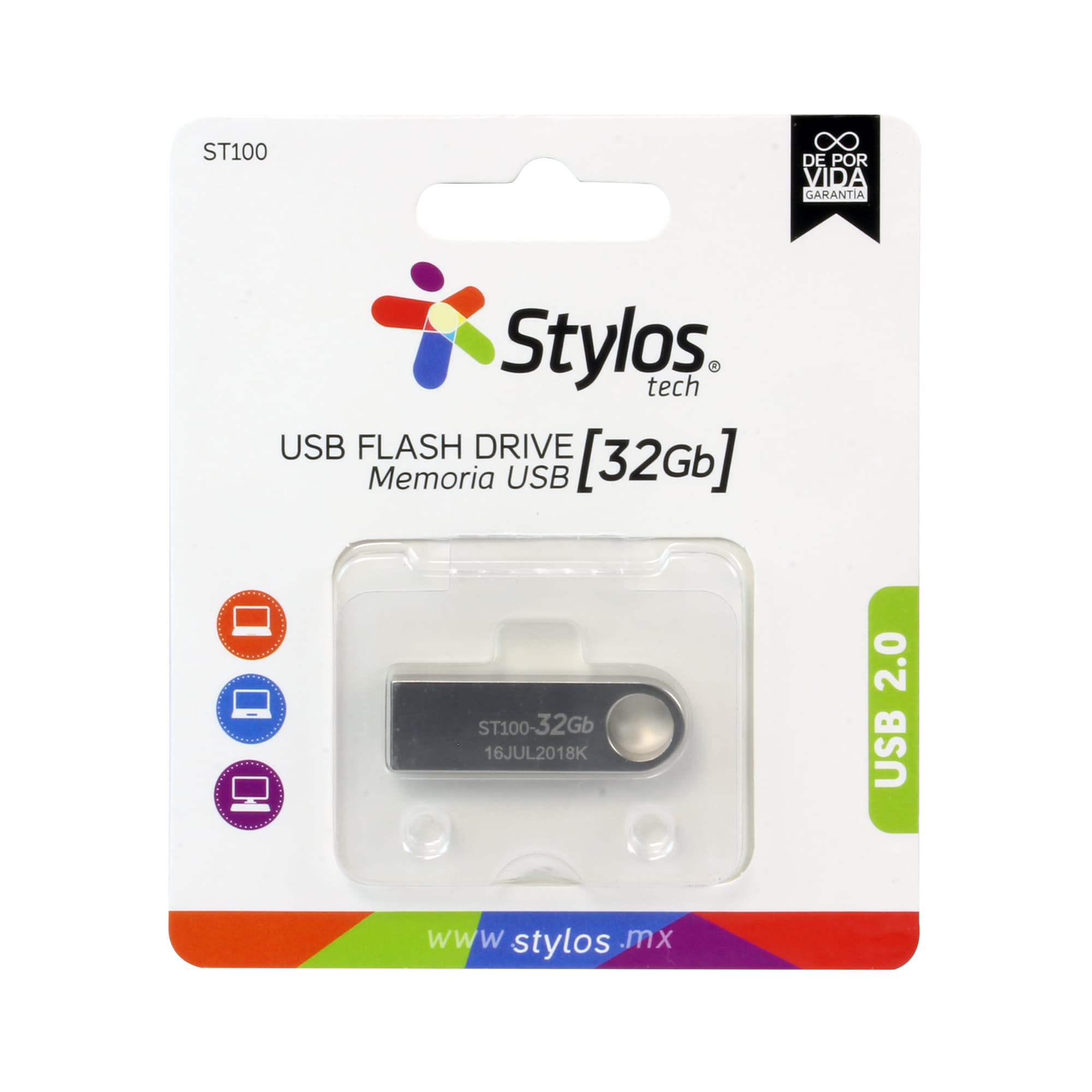 Stylos Memoria USB 32GB Stylos. STMUSB3B