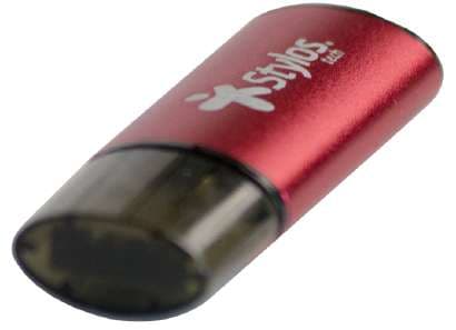Stylos Memoria USB Rojo C/Tapa 16GB Stylos. STMUS72W