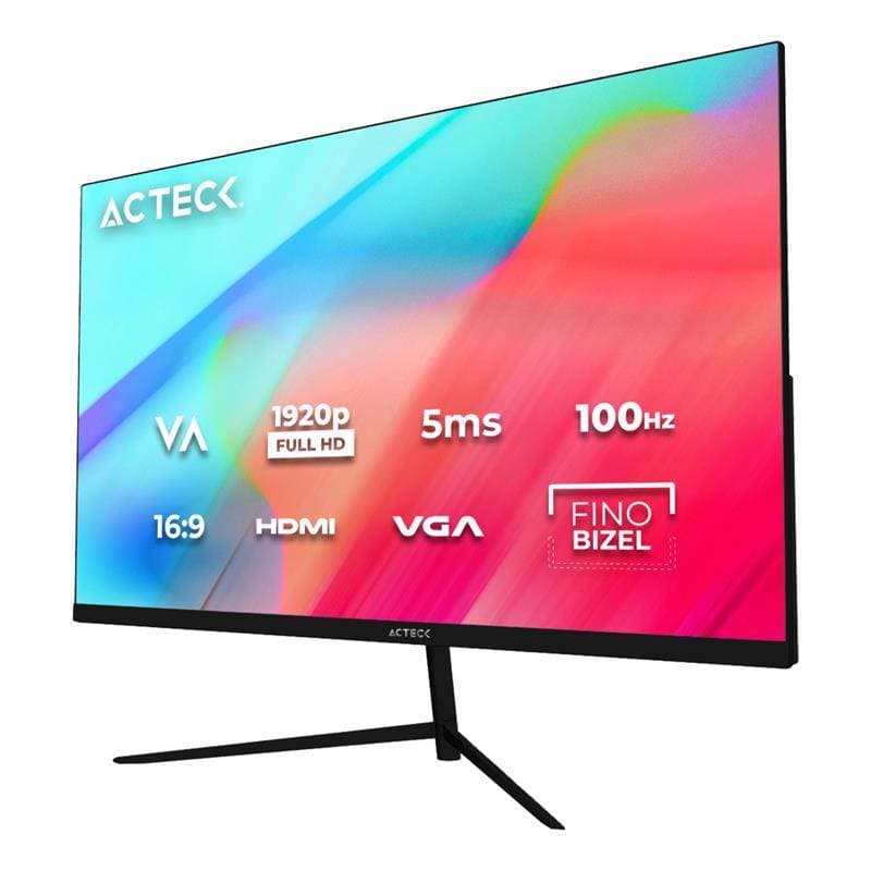 ACTECK Monitor CAPTIVVIVID II SP270 Acteck Panel de 27 Pulgadas, Resolución max 1920*1080p, Frecuencia: 100Hz