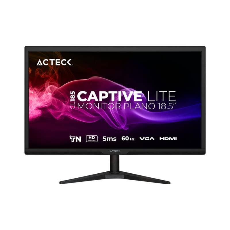 ACTECK Monitor Captive Lite CL185 Acteck Panel de 18.5 Pulgadas TN, Resolución Máxima 1366 * 768
