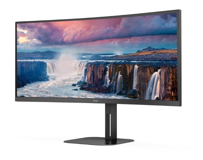 AOC Monitor AOC CURVO Modelo CU34V5CW/BK Brillo 300CD/M2 (MPRT) Tiempo de respuesta 4ms