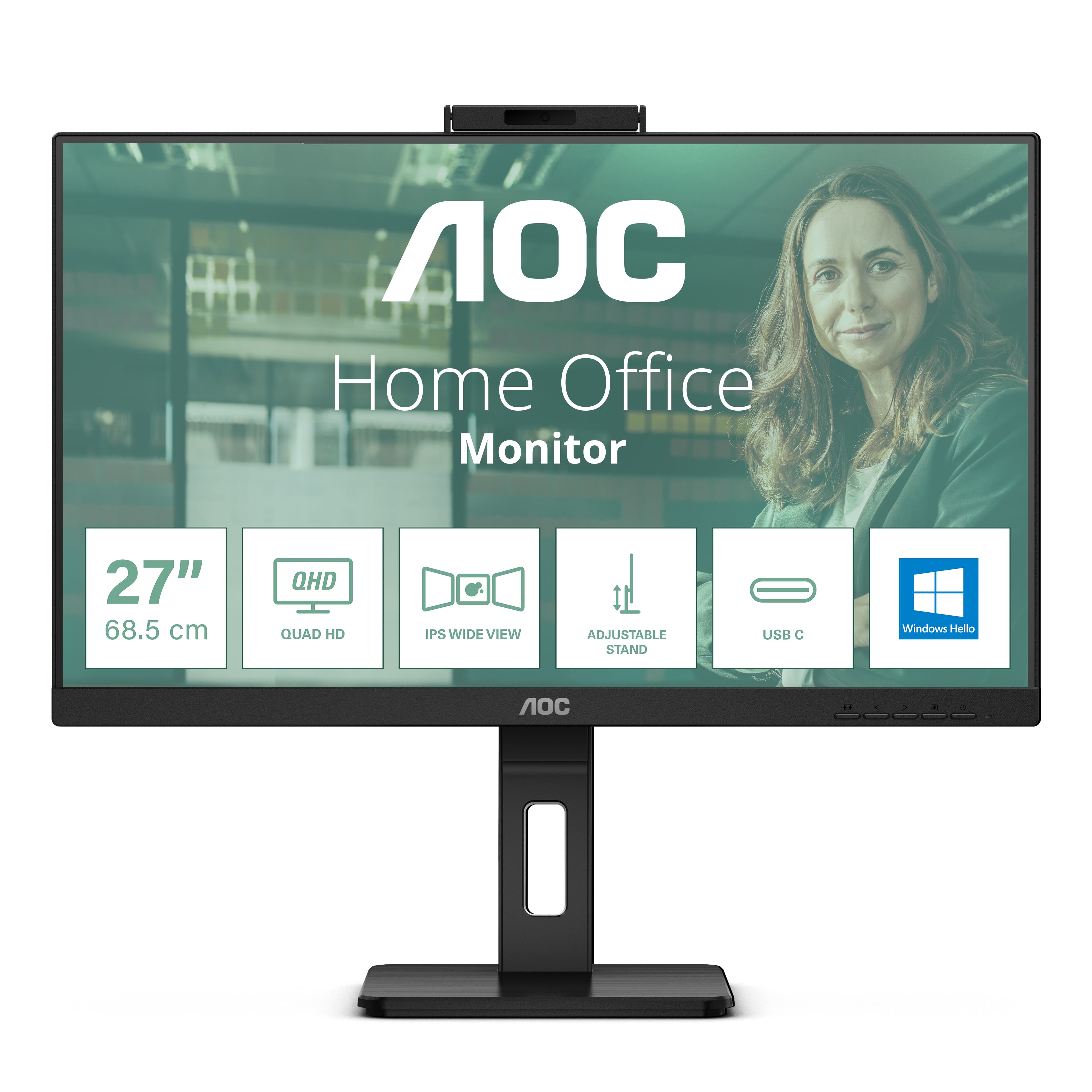 AOC Monitor AOC Modelo Q27P3CW Brillo 350CD/M2 (TYPICAL) Tiempo de respuesta 4ms