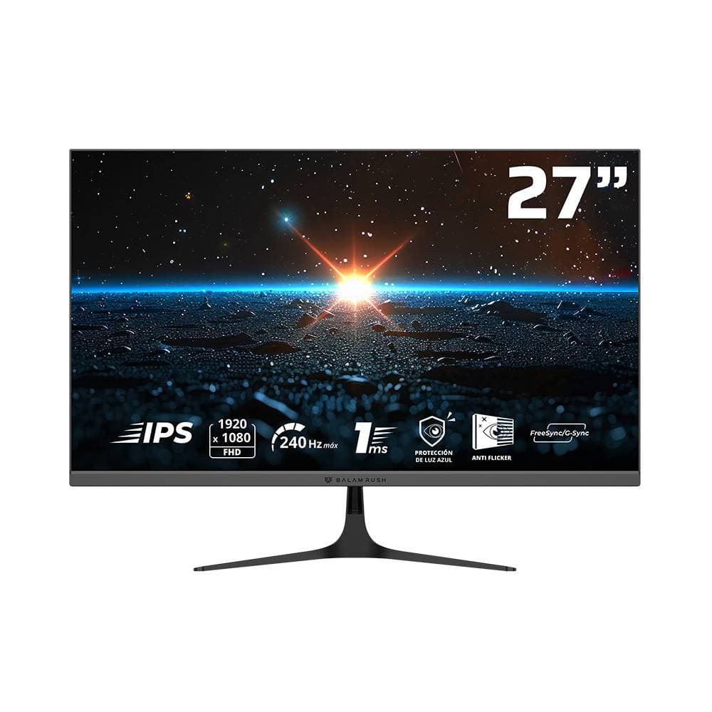 Balam Rush Monitor Gamer 27 Pulgadas COSMOS EDGE MCE27P BALA RUSH IPS, Resolución: 1920 x 1080 FHD Frecuencia: 240Hz