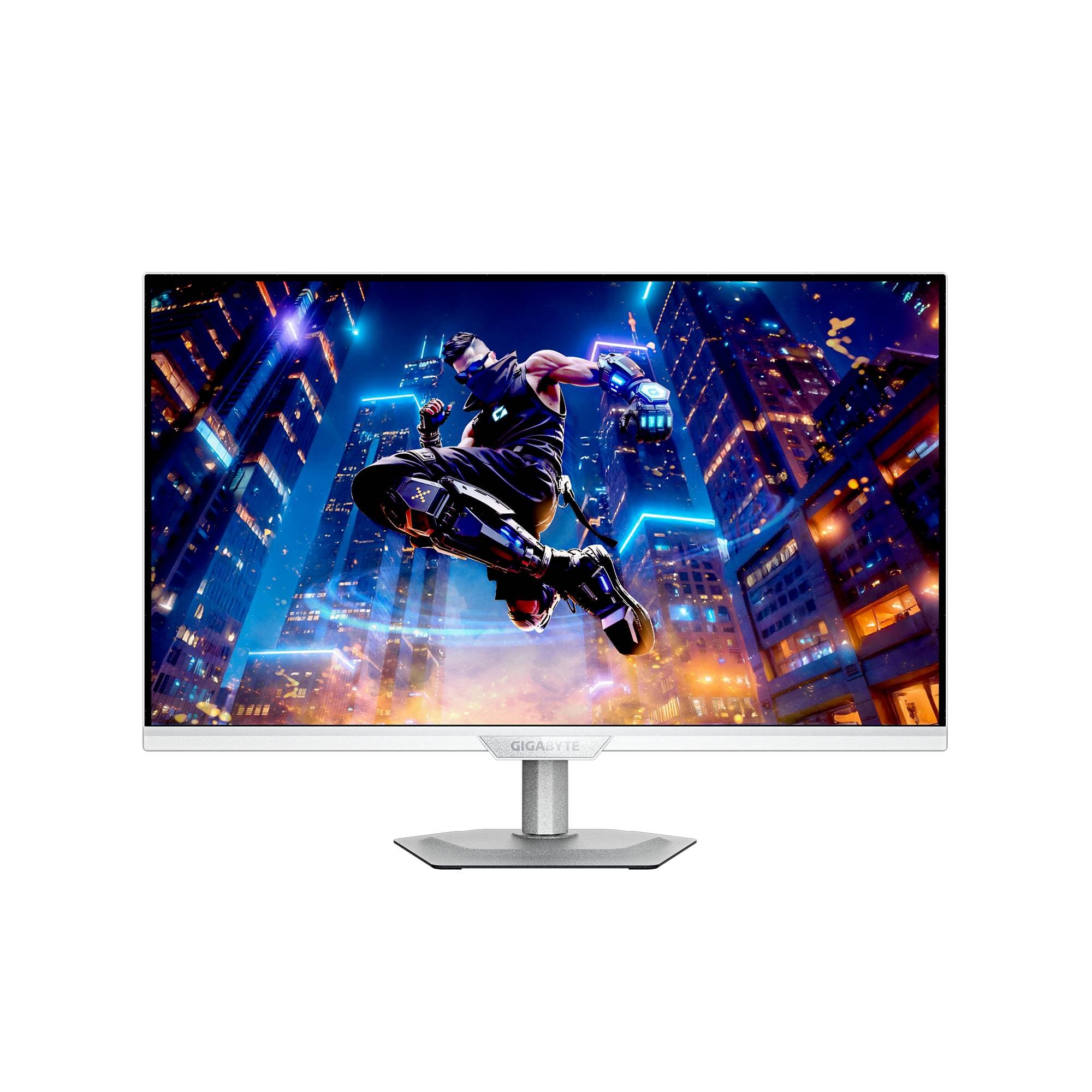 GIGABYTE MONITOR GIGABYTE M27Q2 ICE, 27 PULGADAS, PLANO, BLANCO, 2560 x 1440 (QHD) HDMI, DISPLAYPORT, USB-C