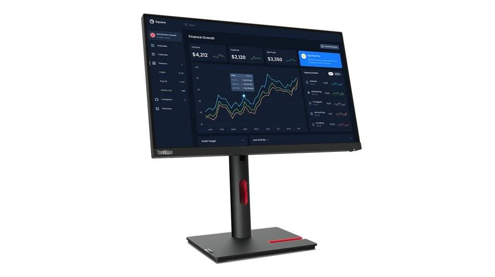 LENOVO Monitor Lenovo T22I-30, Pantalla 21.5 Pulgadas (1920x1080), HDMI, DisplayPort, Garantia 3 años con fabricante.
