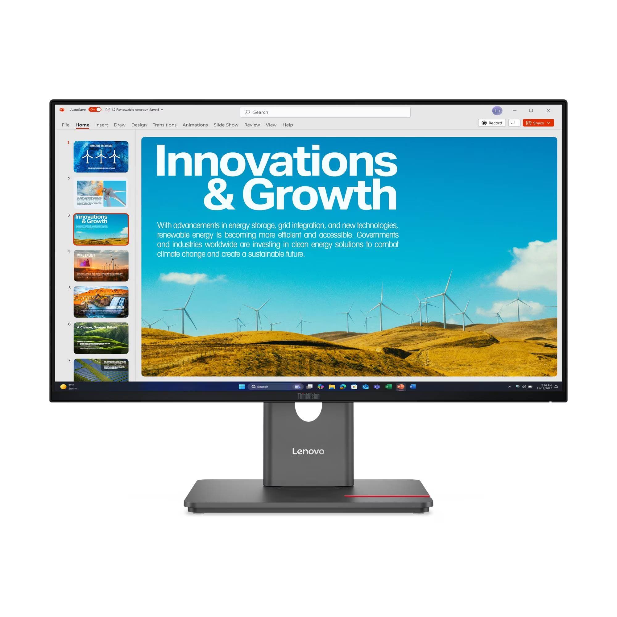 LENOVO Monitor Lenovo ThinkVision P24QD-40 64B1GAR1LA, Ergonomic stand with LTPS, tiempo de respuesta 4ms, 3 años de garantia con fabricante