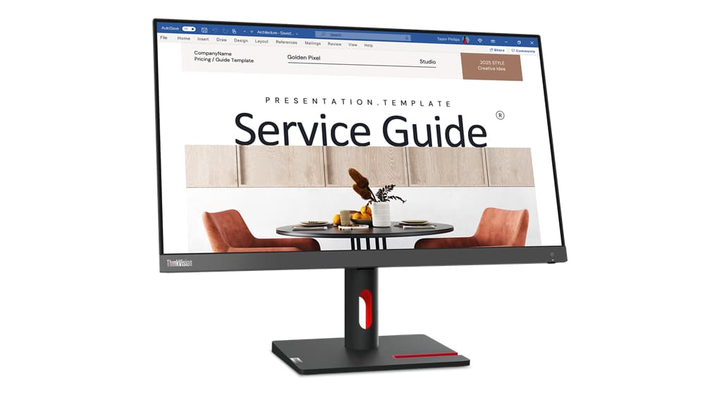 LENOVO Monitor Lenovo ThinkVision S24I-30, 1x HDMI® 1.4, 1x VGA, tiempo de respuesta 4ms, 3 años de garantia con fabricante