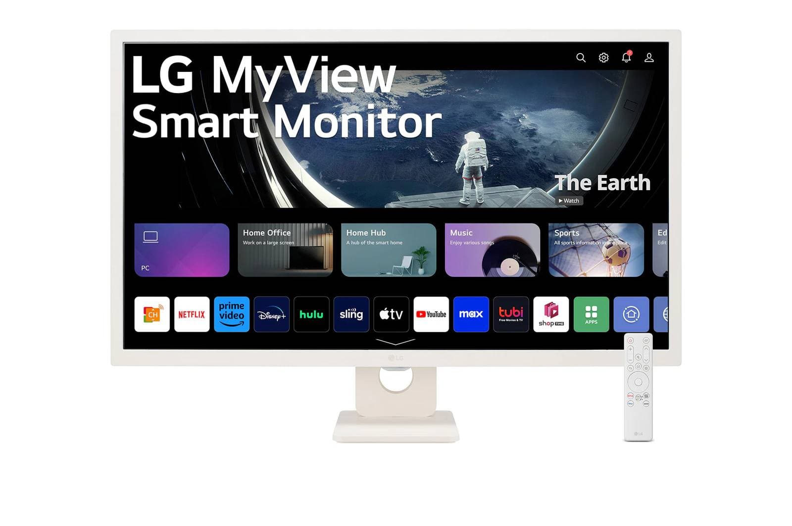 LG Monitor LG Inteligente 32 pulgadas 32SR50F IPS FHD CON WebOS
